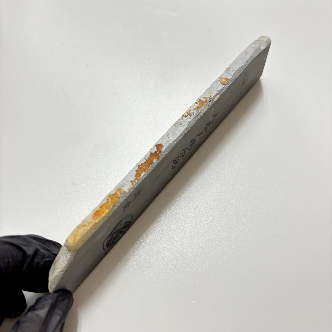 120g 硬さ3.5 浅黄 八木ノ島合砥 正本山 京都 天然砥石