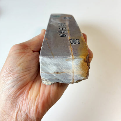 超レア 紫 1115g 硬さ2.5 巣板 蓮華 馬路山合砥  正本山 京都 天然砥石