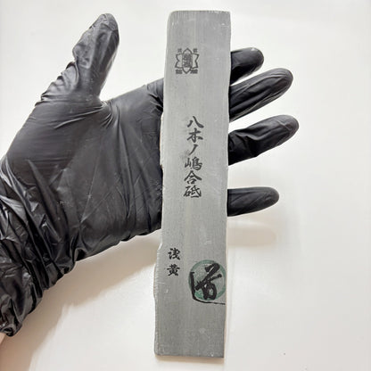 110g 硬さ3.5 浅黄 八木ノ島合砥  正本山 京都 天然砥石