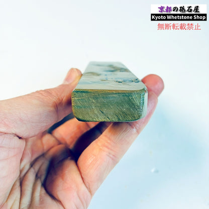 130g 硬さ硬め 戸前　カラス 中山合砥  正本山 京都 天然砥石
