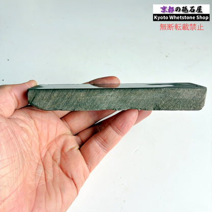 195g 硬さ軟め  丹波青砥 正本山 京都 天然砥石
