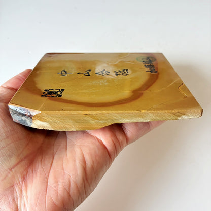 環模様 565g 硬さ4 巣板 中山合砥  正本山 京都 天然砥石