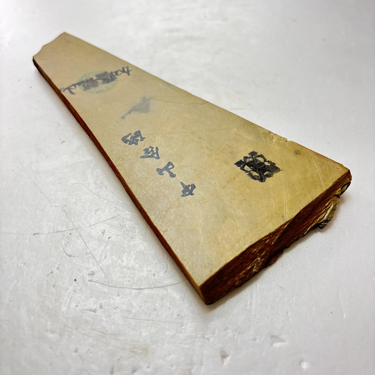 215g 硬さ3 巣板 カラス 中山合砥  正本山 京都 天然砥石