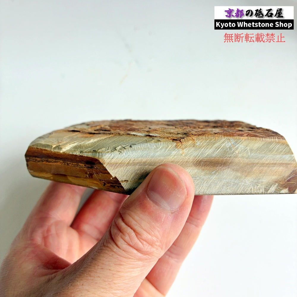 525g 硬さ4 巣板 中山合砥  正本山 京都 天然砥石
