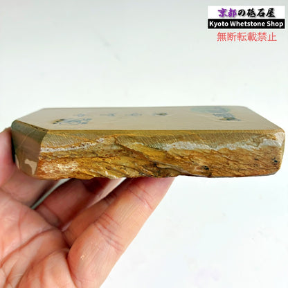 295g 硬さ3.5 巣板 中山合砥  正本山 京都 天然砥石