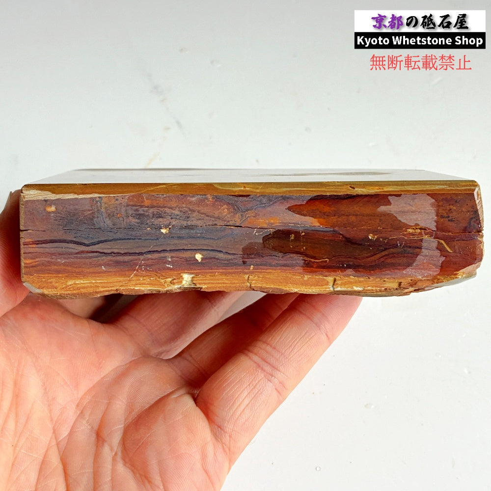 580g 硬さ3.0～3.5 巣板 中山合砥  正本山 京都 天然砥石