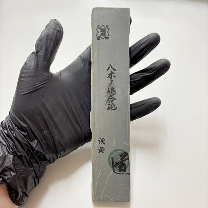 150g 硬さ3.5 浅黄 八木ノ島合砥  正本山 京都 天然砥石