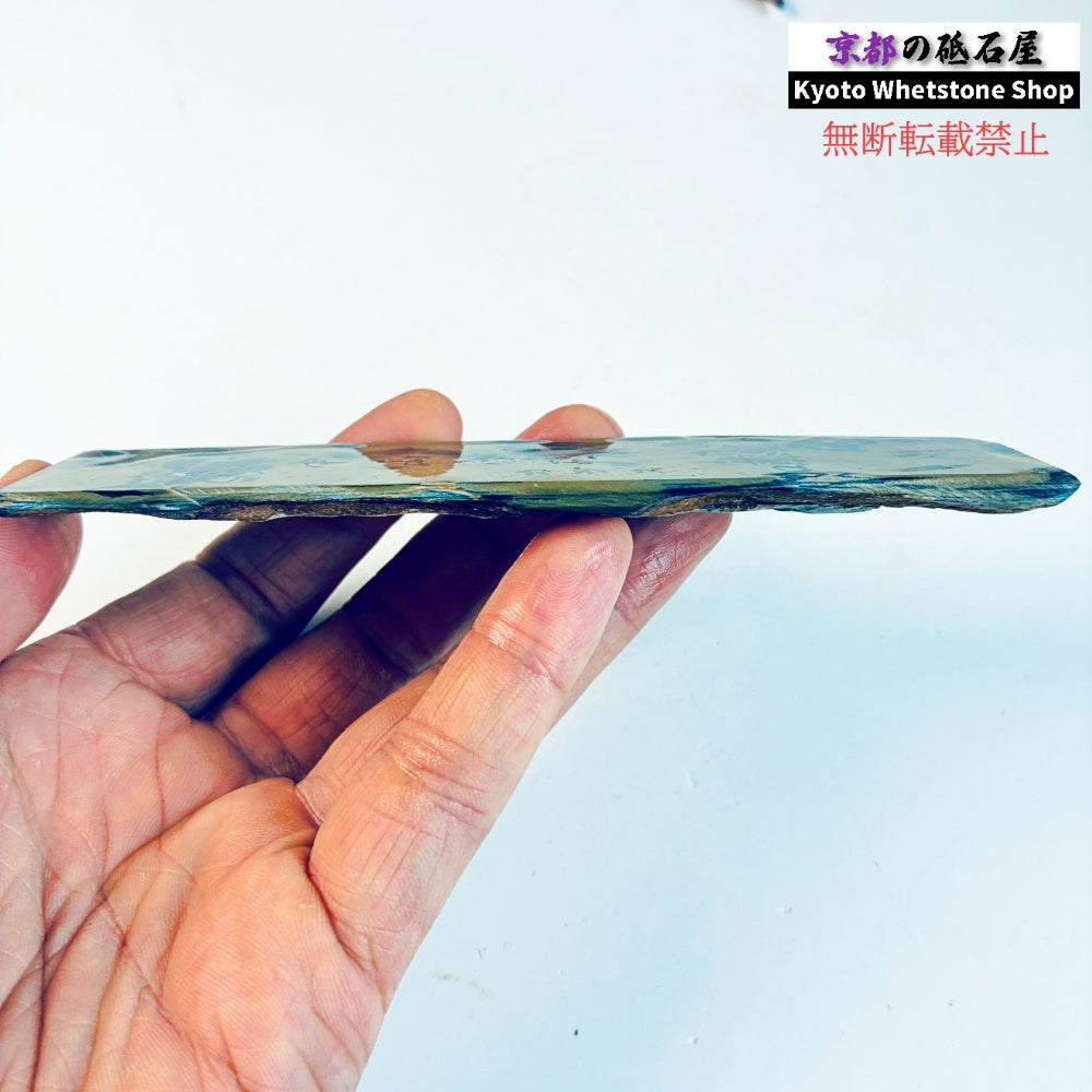 70g 硬さ硬め 戸前　カラス 中山合砥  正本山 京都 天然砥石