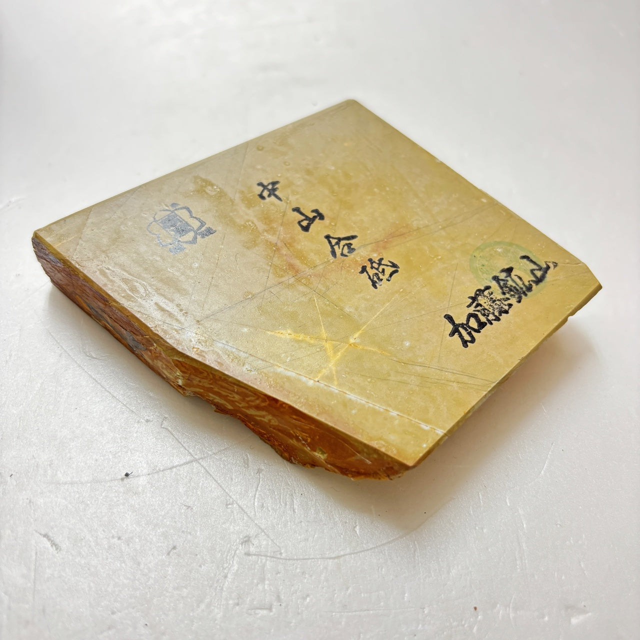 375g 硬さ4 巣板 中山合砥  正本山 京都 天然砥石