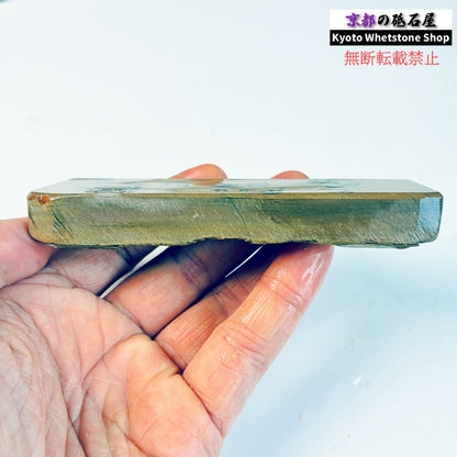 130g 硬さ硬め 戸前　カラス 中山合砥  正本山 京都 天然砥石