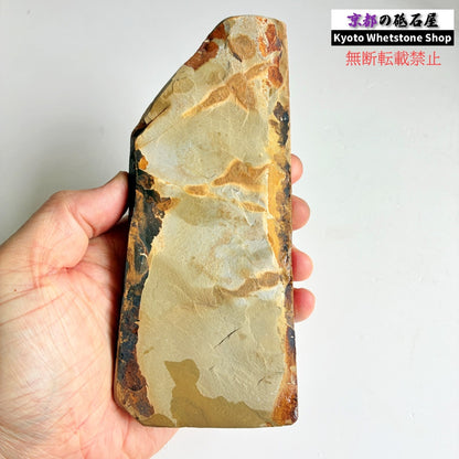 465g 硬さ4.5 巣板 中山合砥  正本山 京都 天然砥石