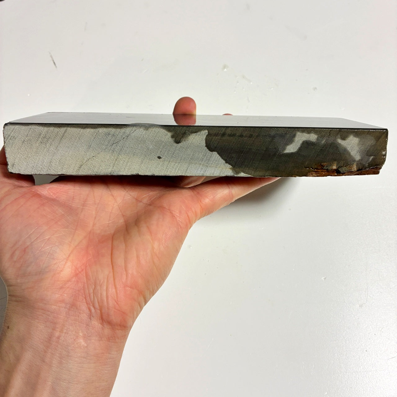 1125g 硬さ3.5 浅黄 八木ノ島合砥  正本山 京都 天然砥石