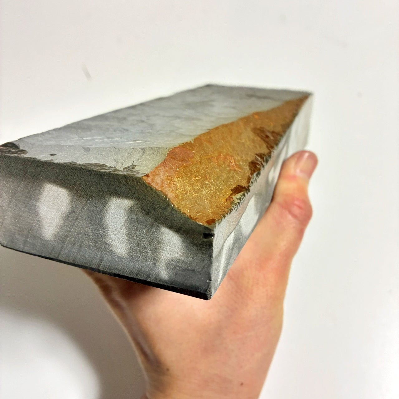 1380g 硬さ2.5 浅黄 八木ノ島合砥  正本山 京都 天然砥石