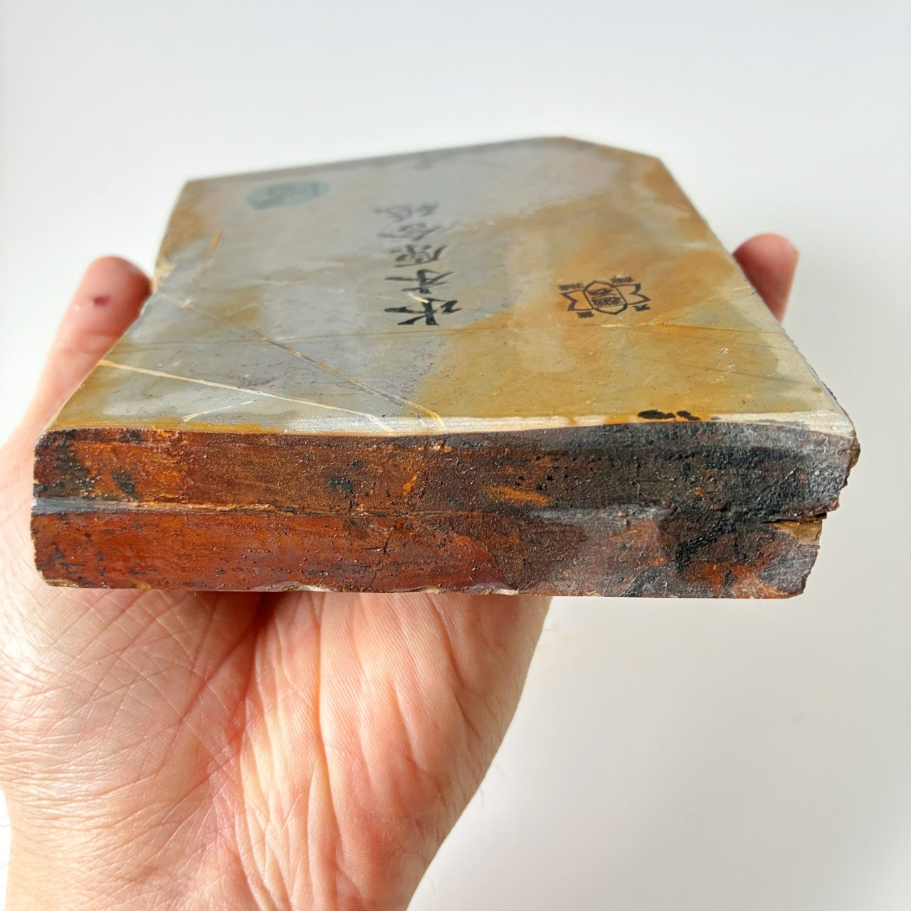 1060g 硬さ3 巣板 水木原合砥 正本山 京都 天然砥石