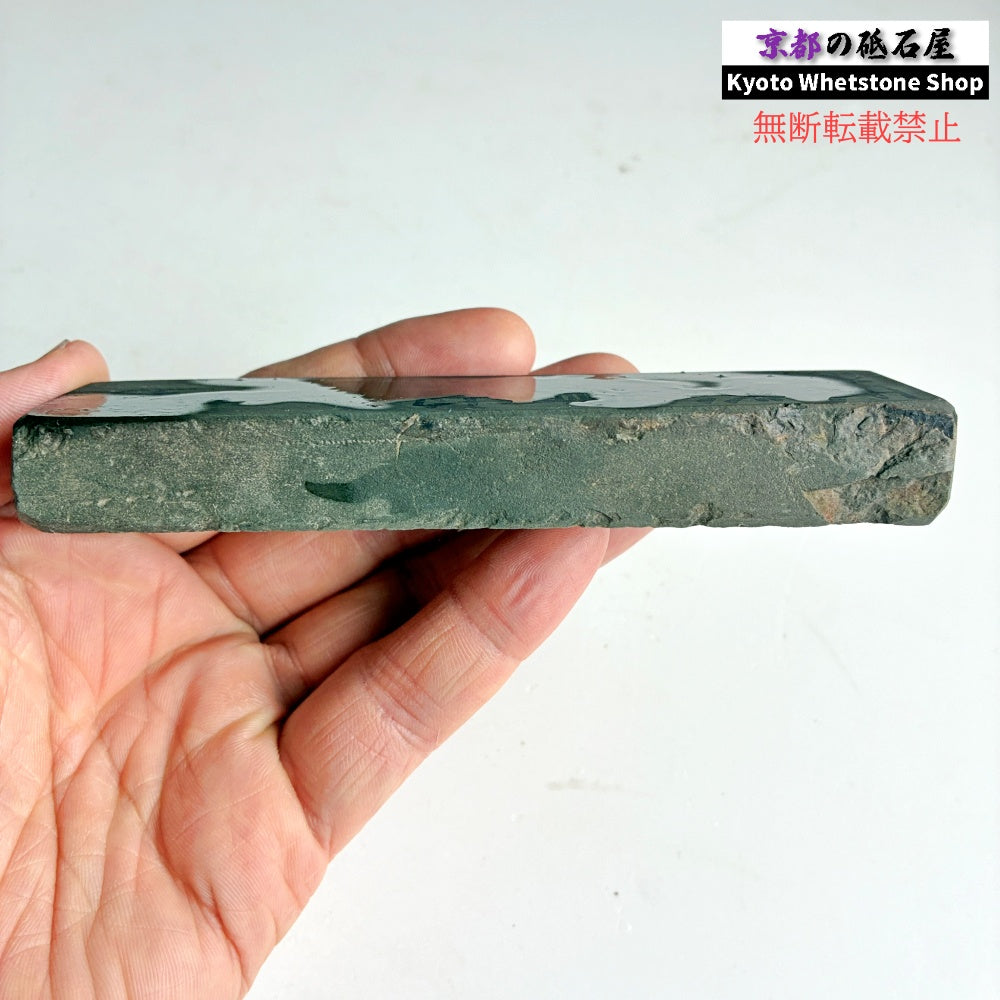 160g 硬さ軟め  丹波青砥 正本山 京都 天然砥石