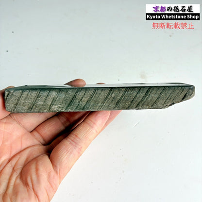 195g 硬さ軟め  丹波青砥 正本山 京都 天然砥石