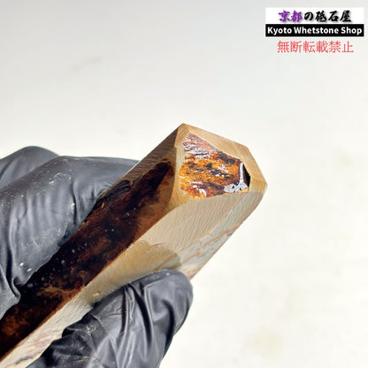 160g 硬さ硬め 戸前 中山合砥  正本山 京都 天然砥石