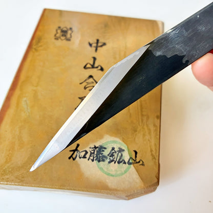 520g 硬さ4 巣板 中山合砥  正本山 京都 天然砥石